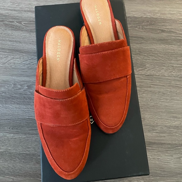 Halogen Violet Mules - Rust Suede - Picture 6 of 8